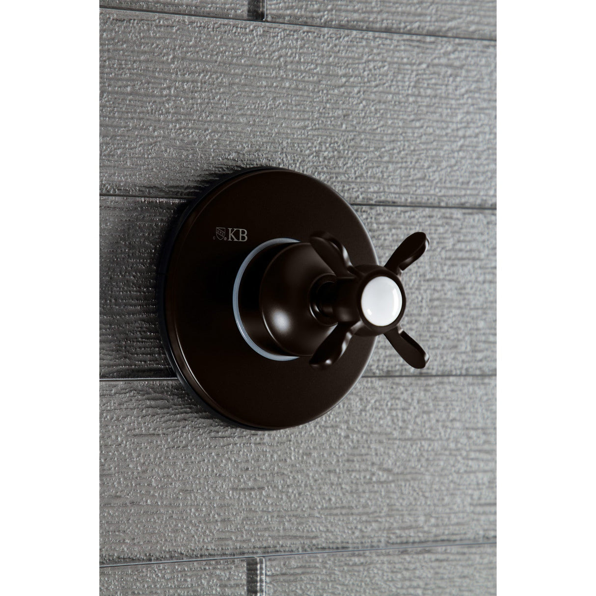 KS3035BEX Single-Handle Wall Mount Three-Way Diverter Valve with Trim Kit, Oil Rubbed Bronze