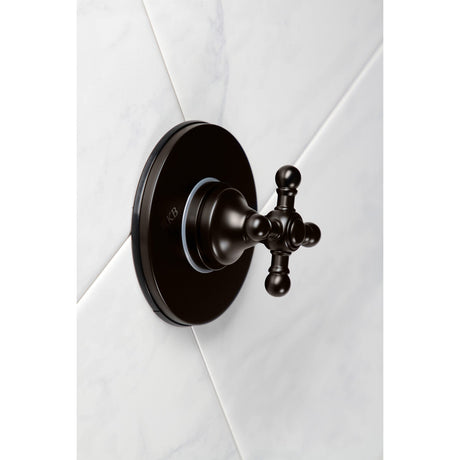 KS3035BX Single-Handle Wall Mount Three-Way Diverter Valve with Trim Kit, Oil Rubbed Bronze