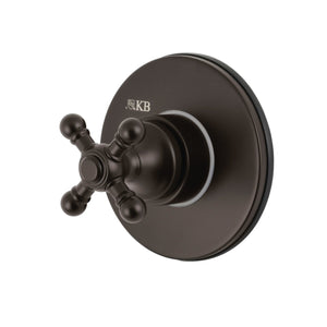 KS3035BX Single-Handle Wall Mount Three-Way Diverter Valve with Trim Kit, Oil Rubbed Bronze