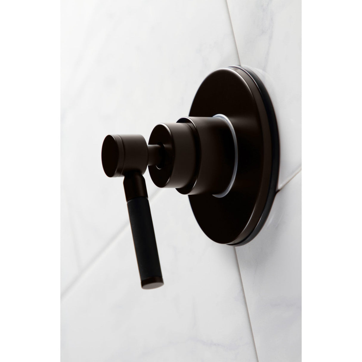 Kaiser KS3035DKL Single-Handle Wall Mount Three-Way Diverter Valve with Trim Kit, Oil Rubbed Bronze
