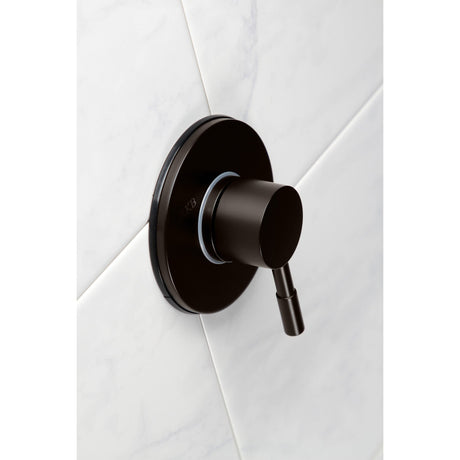 Concord KS3035DL Single-Handle Wall Mount Three-Way Diverter Valve with Trim Kit, Oil Rubbed Bronze