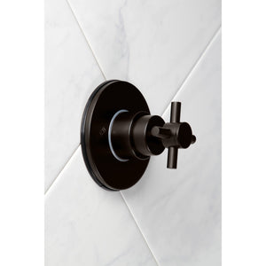 Concord KS3035DX Single-Handle Wall Mount Three-Way Diverter Valve with Trim Kit, Oil Rubbed Bronze