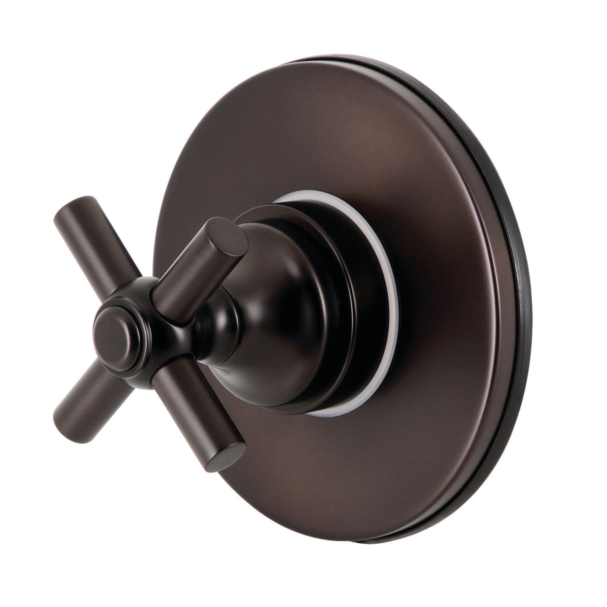 Elinvar KS3035EX Single-Handle Wall Mount Three-Way Diverter Valve with Trim Kit, Oil Rubbed Bronze