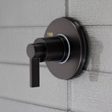 NuvoFusion KS3035NDL Single-Handle Wall Mount Three-Way Diverter Valve with Trim Kit, Oil Rubbed Bronze