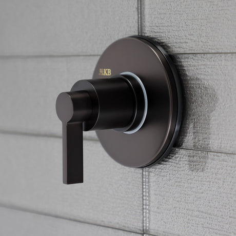 NuvoFusion KS3035NDL Single-Handle Wall Mount Three-Way Diverter Valve with Trim Kit, Oil Rubbed Bronze