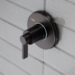 NuvoFusion KS3035NDL Single-Handle Wall Mount Three-Way Diverter Valve with Trim Kit, Oil Rubbed Bronze
