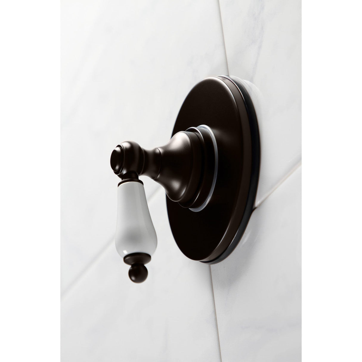 KS3035PL Single-Handle Wall Mount Three-Way Diverter Valve with Trim Kit, Oil Rubbed Bronze