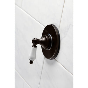 KS3035PL Single-Handle Wall Mount Three-Way Diverter Valve with Trim Kit, Oil Rubbed Bronze