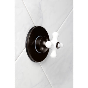 KS3035PX Single-Handle Wall Mount Three-Way Diverter Valve with Trim Kit, Oil Rubbed Bronze