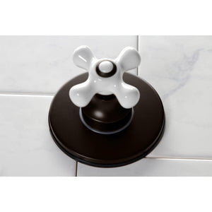 KS3035PX Single-Handle Wall Mount Three-Way Diverter Valve with Trim Kit, Oil Rubbed Bronze
