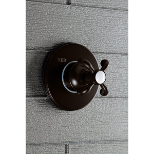 KS3035TX Single-Handle Wall Mount Three-Way Diverter Valve with Trim Kit, Oil Rubbed Bronze