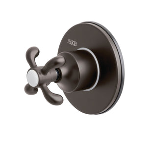 KS3035TX Single-Handle Wall Mount Three-Way Diverter Valve with Trim Kit, Oil Rubbed Bronze