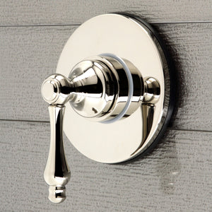 KS3036AL Single-Handle Wall Mount Three-Way Diverter Valve with Trim Kit, Polished Nickel