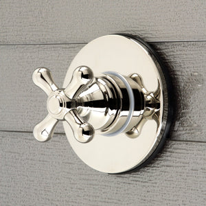 KS3036AX Single-Handle Wall Mount Three-Way Diverter Valve with Trim Kit, Polished Nickel