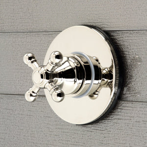 KS3036BX Single-Handle Wall Mount Three-Way Diverter Valve with Trim Kit, Polished Nickel