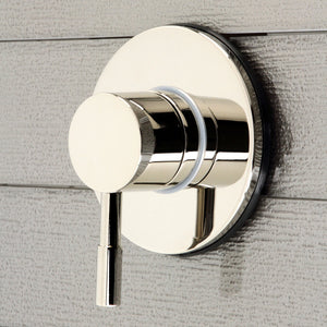 Concord KS3036DL Single-Handle Wall Mount Three-Way Diverter Valve with Trim Kit, Polished Nickel