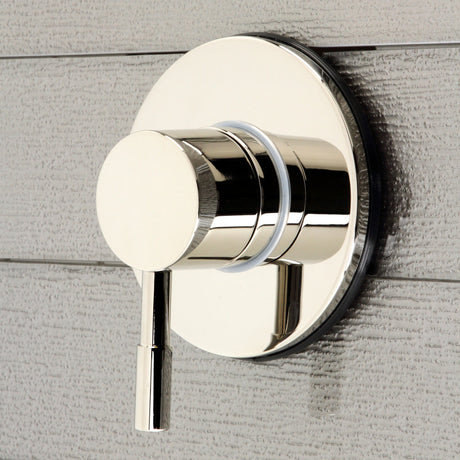 Concord KS3036DL Single-Handle Wall Mount Three-Way Diverter Valve with Trim Kit, Polished Nickel