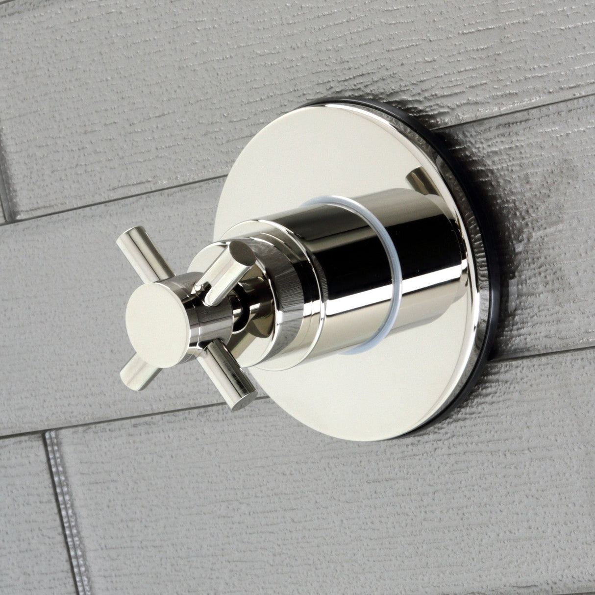 Concord KS3036DX Single-Handle Wall Mount Three-Way Diverter Valve with Trim Kit, Polished Nickel