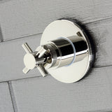 Concord KS3036DX Single-Handle Wall Mount Three-Way Diverter Valve with Trim Kit, Polished Nickel