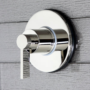 NuvoFusion KS3036NDL Single-Handle Wall Mount Three-Way Diverter Valve with Trim Kit, Polished Nickel