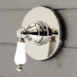 KS3036PL Single-Handle Wall Mount Three-Way Diverter Valve with Trim Kit, Polished Nickel