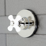 KS3036PX Single-Handle Wall Mount Three-Way Diverter Valve with Trim Kit, Polished Nickel