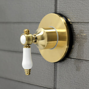 Bel-Air KS3037BPL Single-Handle Wall Mount Three-Way Diverter Valve with Trim Kit, Brushed Brass
