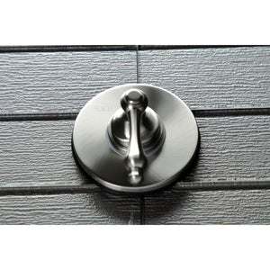 KS3038AL Single-Handle Wall Mount Three-Way Diverter Valve with Trim Kit, Brushed Nickel