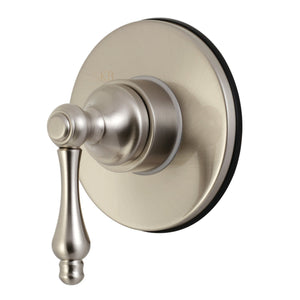 KS3038AL Single-Handle Wall Mount Three-Way Diverter Valve with Trim Kit, Brushed Nickel