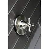 KS3038AX Single-Handle Wall Mount Three-Way Diverter Valve with Trim Kit, Brushed Nickel