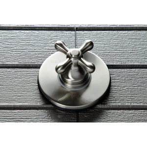 KS3038AX Single-Handle Wall Mount Three-Way Diverter Valve with Trim Kit, Brushed Nickel