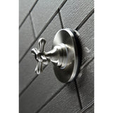 KS3038AX Single-Handle Wall Mount Three-Way Diverter Valve with Trim Kit, Brushed Nickel