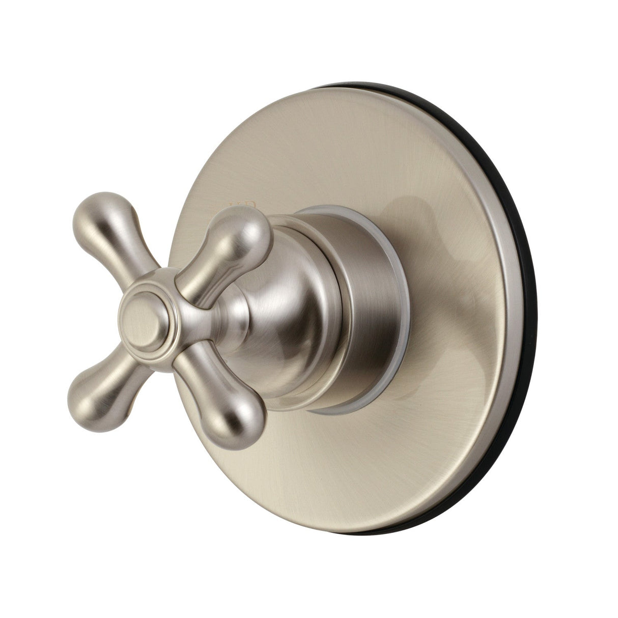 KS3038AX Single-Handle Wall Mount Three-Way Diverter Valve with Trim Kit, Brushed Nickel