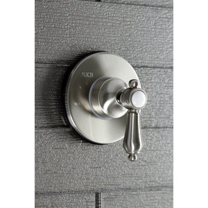 Heirloom KS3038BAL Single-Handle Wall Mount Three-Way Diverter Valve with Trim Kit, Brushed Nickel