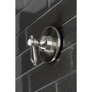 Heirloom KS3038BAL Single-Handle Wall Mount Three-Way Diverter Valve with Trim Kit, Brushed Nickel