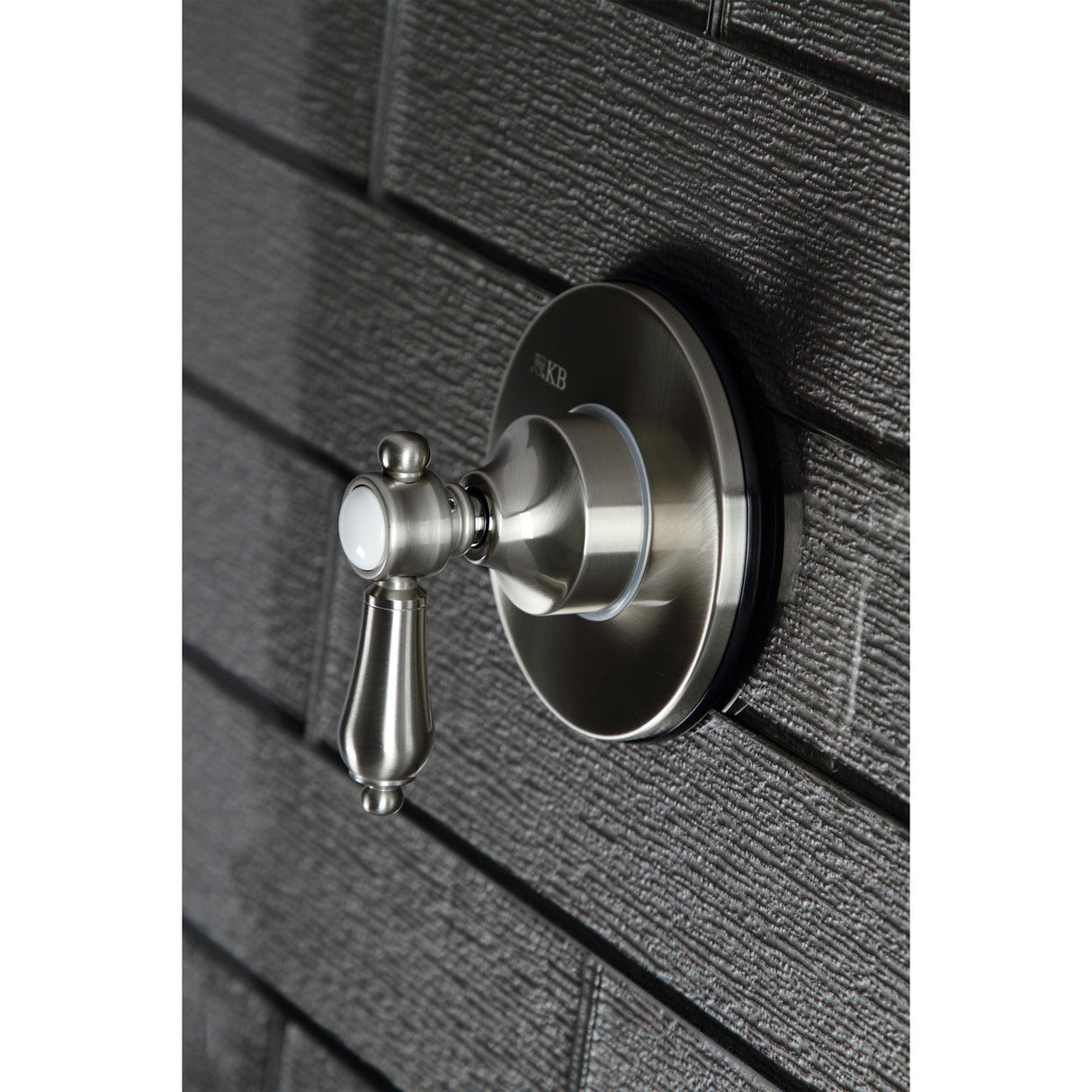 Heirloom KS3038BAL Single-Handle Wall Mount Three-Way Diverter Valve with Trim Kit, Brushed Nickel