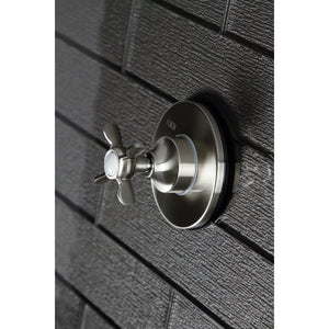 KS3038BEX Single-Handle Wall Mount Three-Way Diverter Valve with Trim Kit, Brushed Nickel