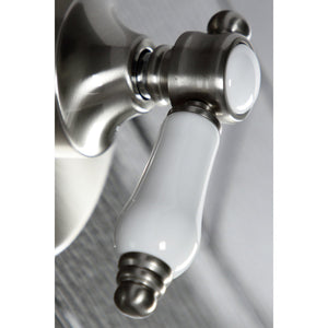 Bel-Air KS3038BPL Single-Handle Wall Mount Three-Way Diverter Valve with Trim Kit, Brushed Nickel