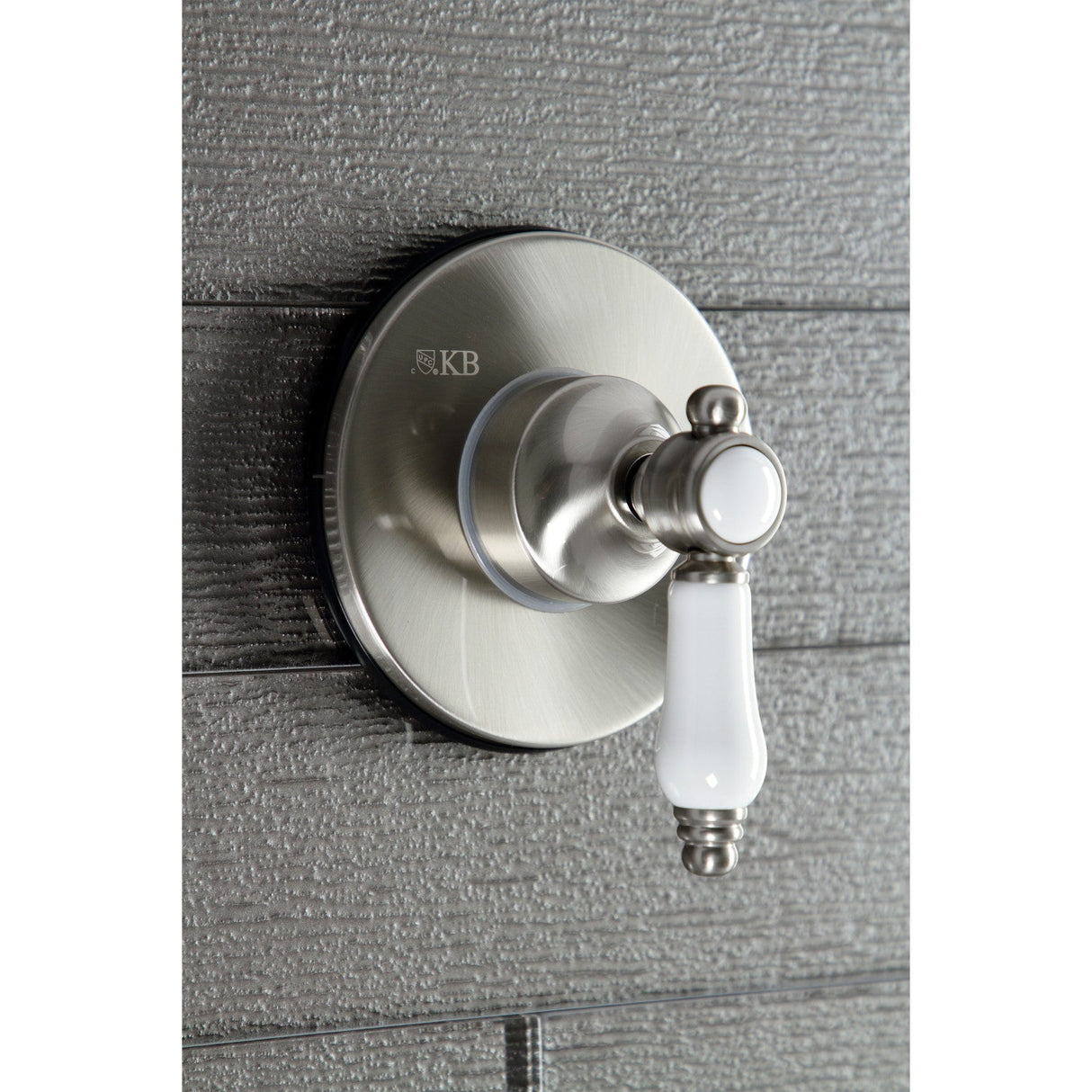 Bel-Air KS3038BPL Single-Handle Wall Mount Three-Way Diverter Valve with Trim Kit, Brushed Nickel