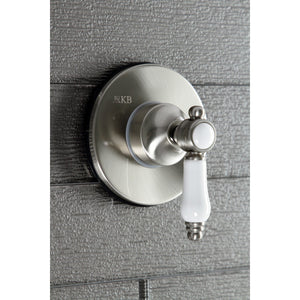 Bel-Air KS3038BPL Single-Handle Wall Mount Three-Way Diverter Valve with Trim Kit, Brushed Nickel