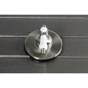 Bel-Air KS3038BPL Single-Handle Wall Mount Three-Way Diverter Valve with Trim Kit, Brushed Nickel