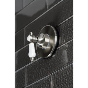Bel-Air KS3038BPL Single-Handle Wall Mount Three-Way Diverter Valve with Trim Kit, Brushed Nickel