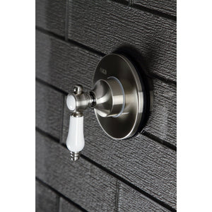 Bel-Air KS3038BPL Single-Handle Wall Mount Three-Way Diverter Valve with Trim Kit, Brushed Nickel