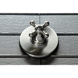 KS3038BX Single-Handle Wall Mount Three-Way Diverter Valve with Trim Kit, Brushed Nickel