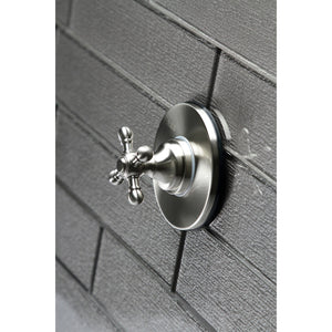 KS3038BX Single-Handle Wall Mount Three-Way Diverter Valve with Trim Kit, Brushed Nickel