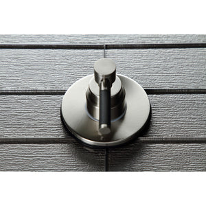 Kaiser KS3038DKL Single-Handle Wall Mount Three-Way Diverter Valve with Trim Kit, Brushed Nickel
