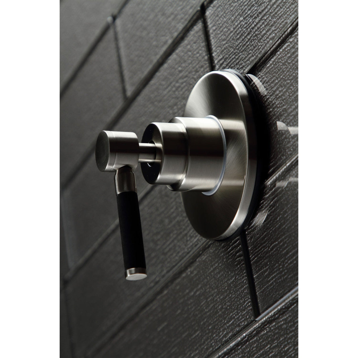 Kaiser KS3038DKL Single-Handle Wall Mount Three-Way Diverter Valve with Trim Kit, Brushed Nickel