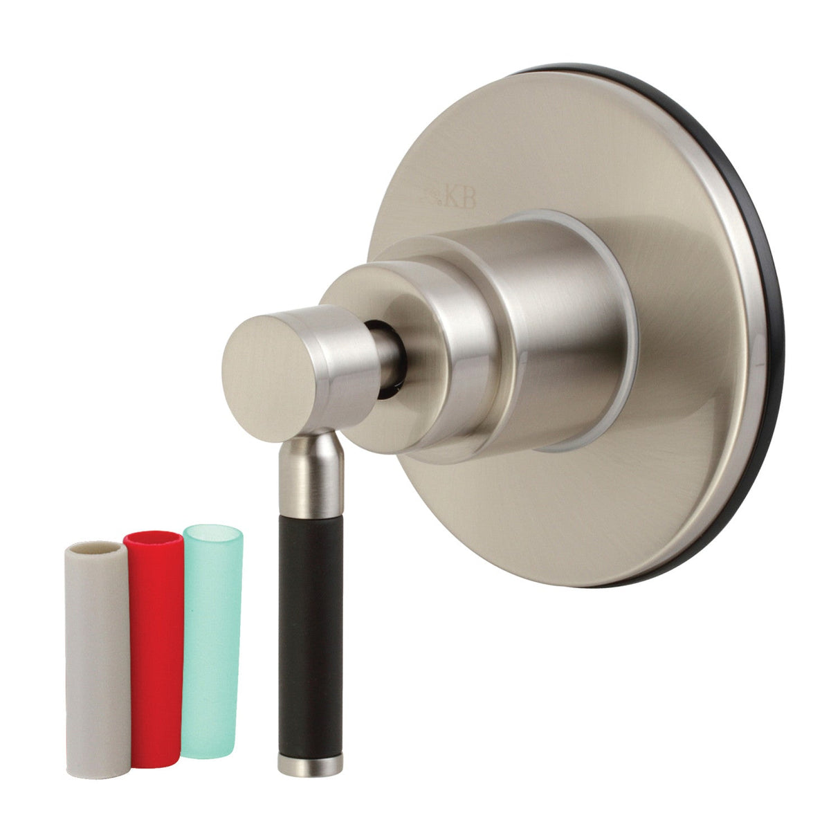 Kaiser KS3038DKL Single-Handle Wall Mount Three-Way Diverter Valve with Trim Kit, Brushed Nickel