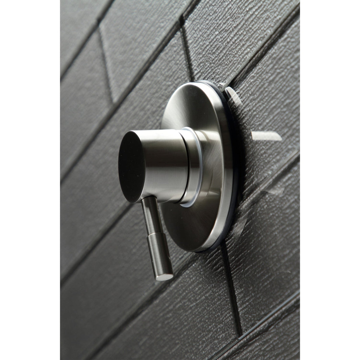 Concord KS3038DL Single-Handle Wall Mount Three-Way Diverter Valve with Trim Kit, Brushed Nickel