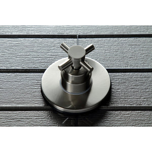 Concord KS3038DX Single-Handle Wall Mount Three-Way Diverter Valve with Trim Kit, Brushed Nickel